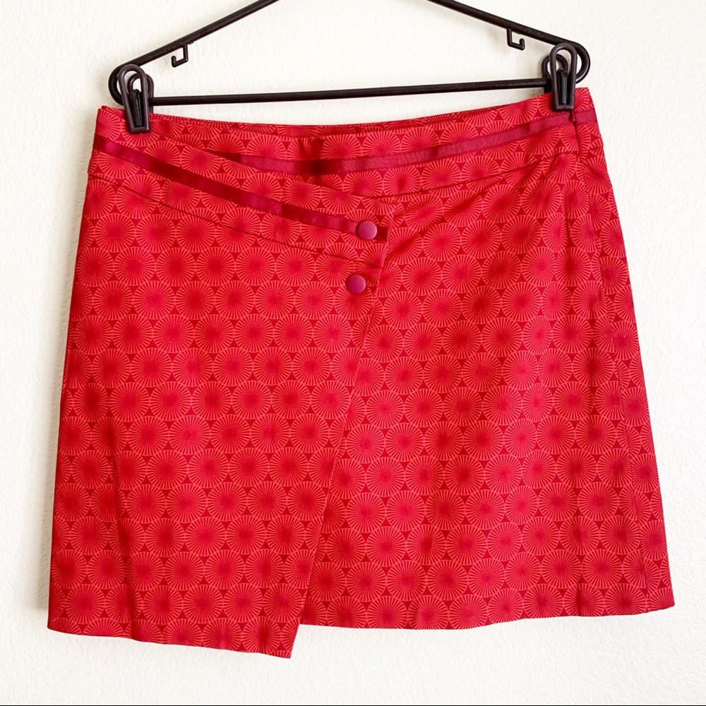 NWT OXFORD GOLF Molten Lava Skort Skirt